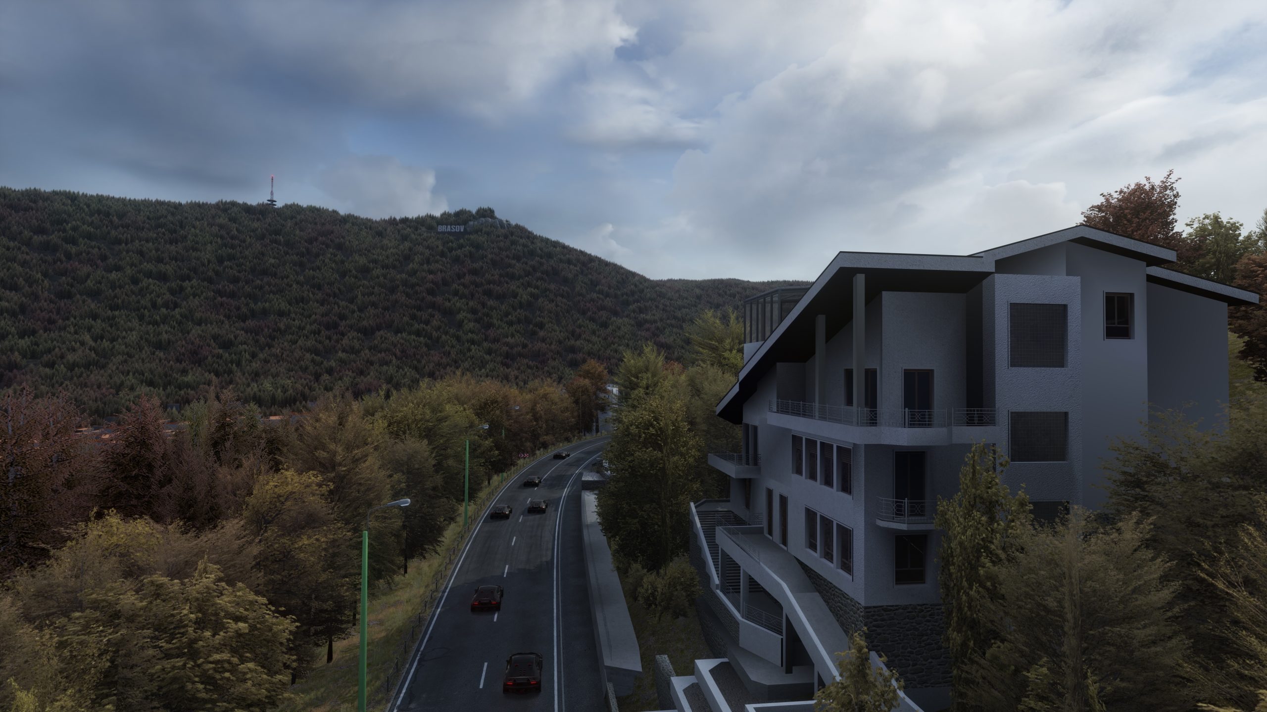 Free Open World Mod Review for Assetto Corsa - Brasov Romania