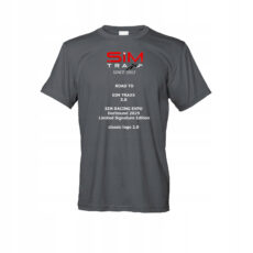 SIM TRAXX T-SHIRT LIMITED SIGNATURE EDITION | only 16! METALLIC GREY | SIMRACING EXPO in Dortmund 2025!